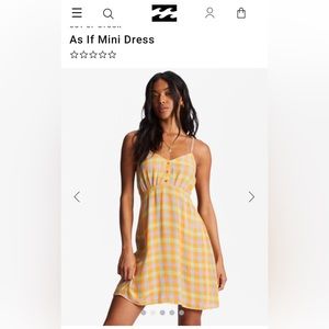 Billabong as if mini dress